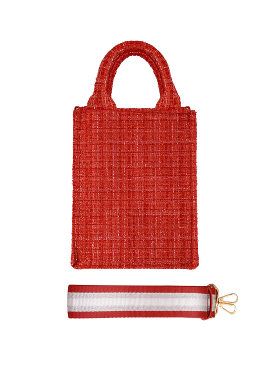 Crossbody tas dames crossbodytas rood 