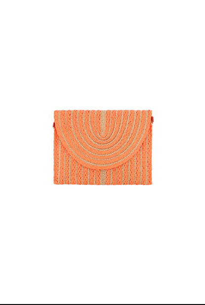 Zomer clutch dames/ schoudertas - Oranje