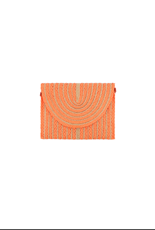 Zomer clutch dames/ schoudertas - Oranje