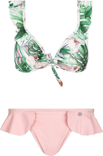 Dames bikini met voorgevormde cups/ push up bikini top (Maat L) | End of Summer collectie