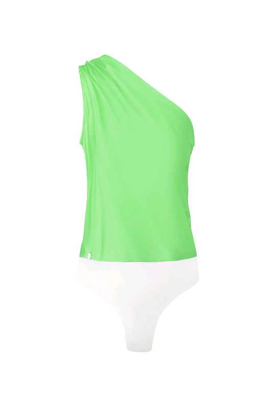 Silvie - Dames body - Groen | Rock that Skirt collectie