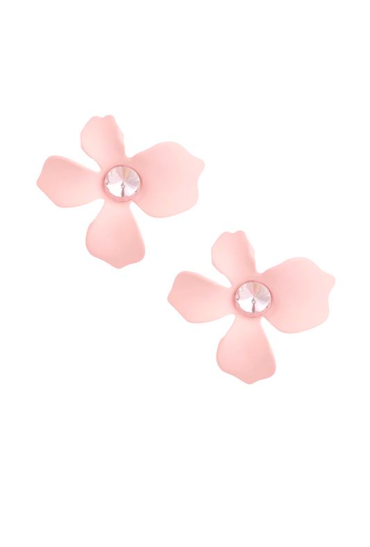Dames oorbellen zomerbloem - Licht roze | Lente & Pastels collectie