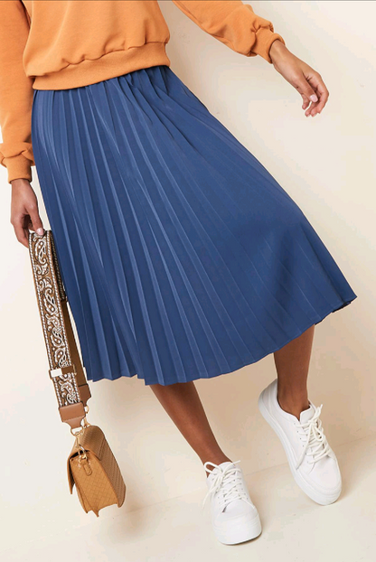 Trixy - Dames plissé rok - Paars | Rock that Skirt collectie
