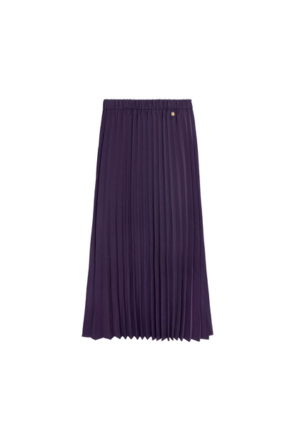 Trixy - Dames plissé rok - Paars | Rock that Skirt collectie
