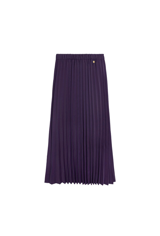 Trixy - Dames plissé rok - Paars | Rock that Skirt collectie