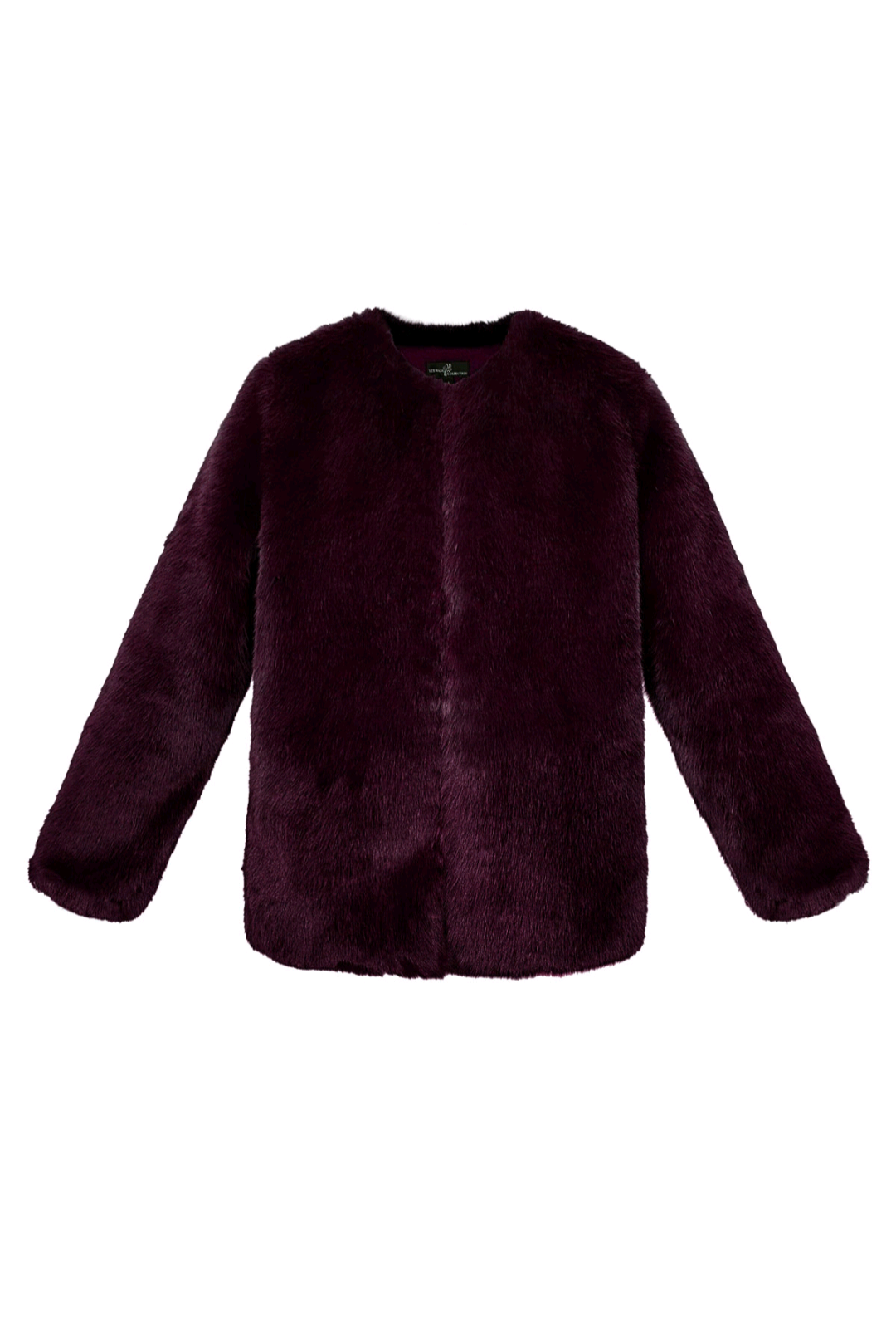 Faux fur jas dames - Bordeaux | Fall4Me collectie