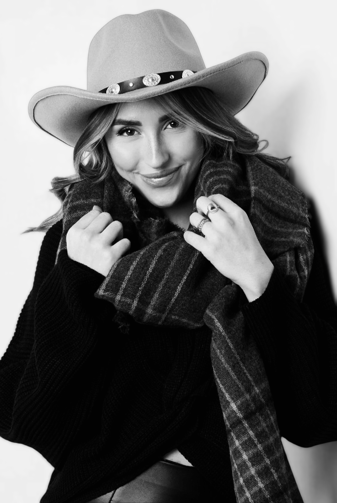 Western look fedorahoed fedora hoed dames