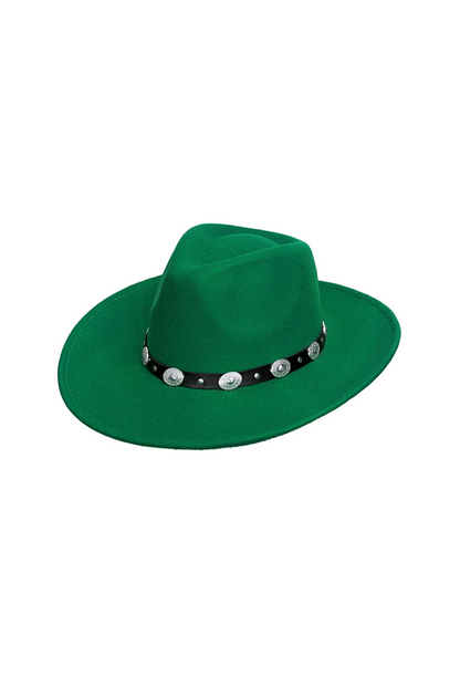Western look fedorahoed fedora hoed dames