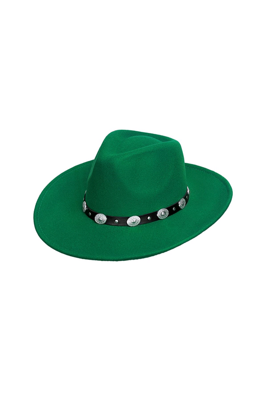 Western look fedorahoed fedora hoed dames