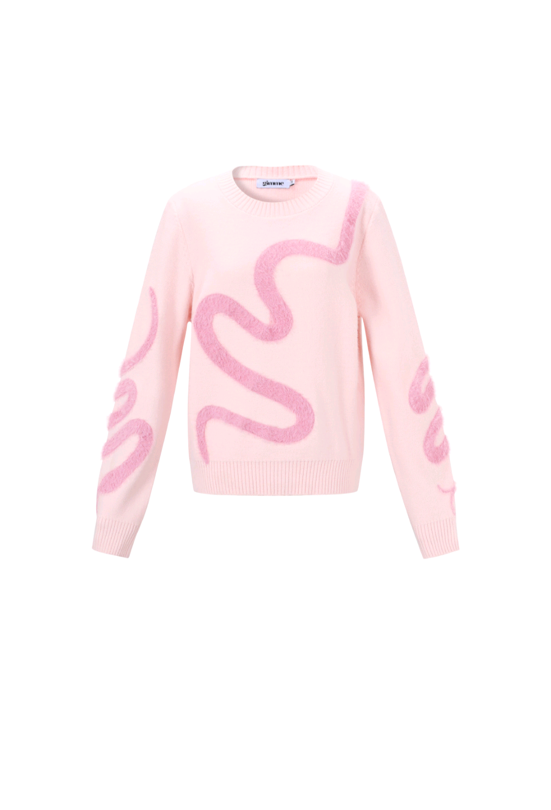 Gimme gebreide trui dames; Soft swirl - Roze | Fall4me collectie