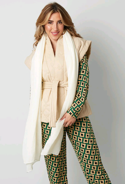 Herfst sjaal dames/ Winter sjaal effen kleur - Olijfgroen | Fall4me collectie