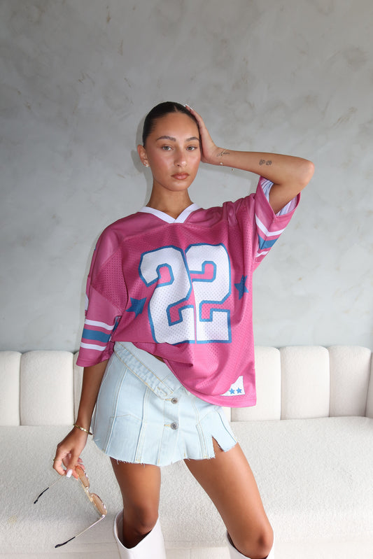 Priority Jersey T-shirt - Geranium Pink (Roze)