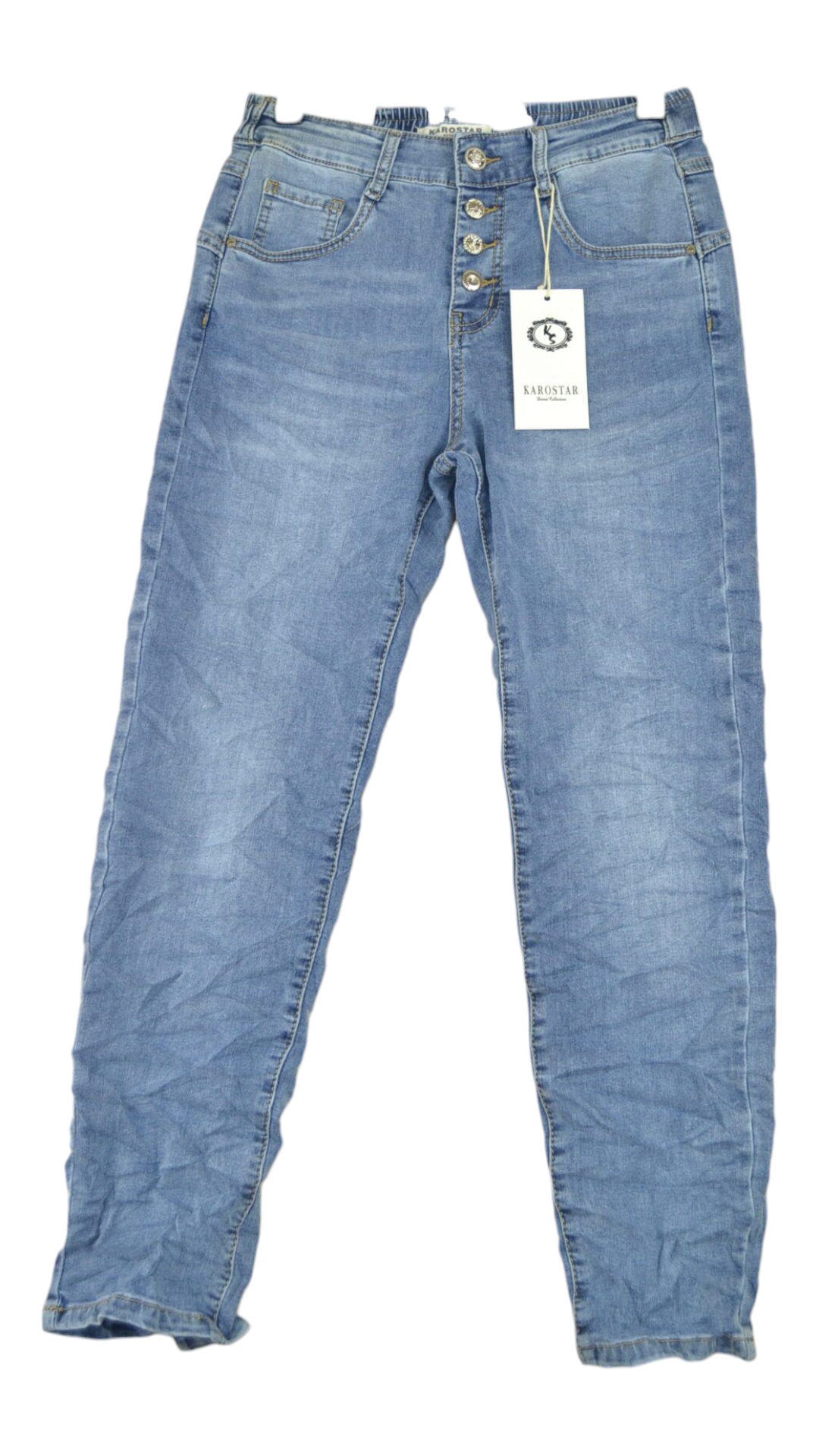 Karostar jeans met strik | Jeans & Chic collectie