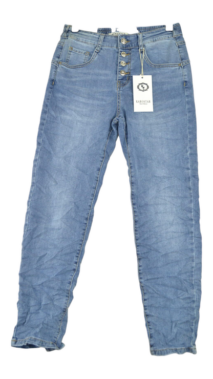 Karostar jeans met strik | Jeans & Chic collectie