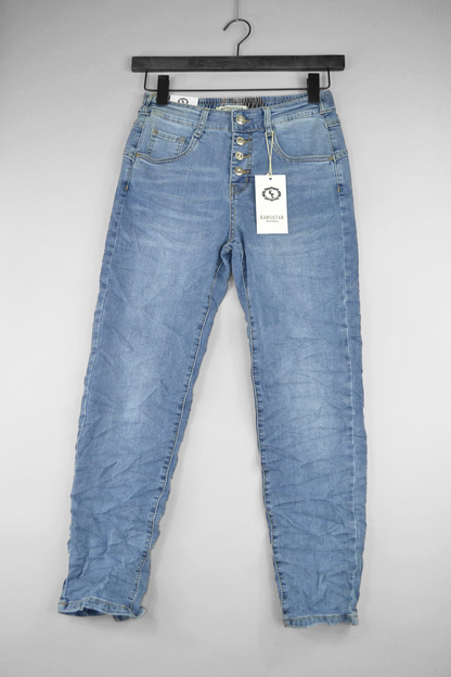 Karostar jeans met strik | Jeans & Chic collectie