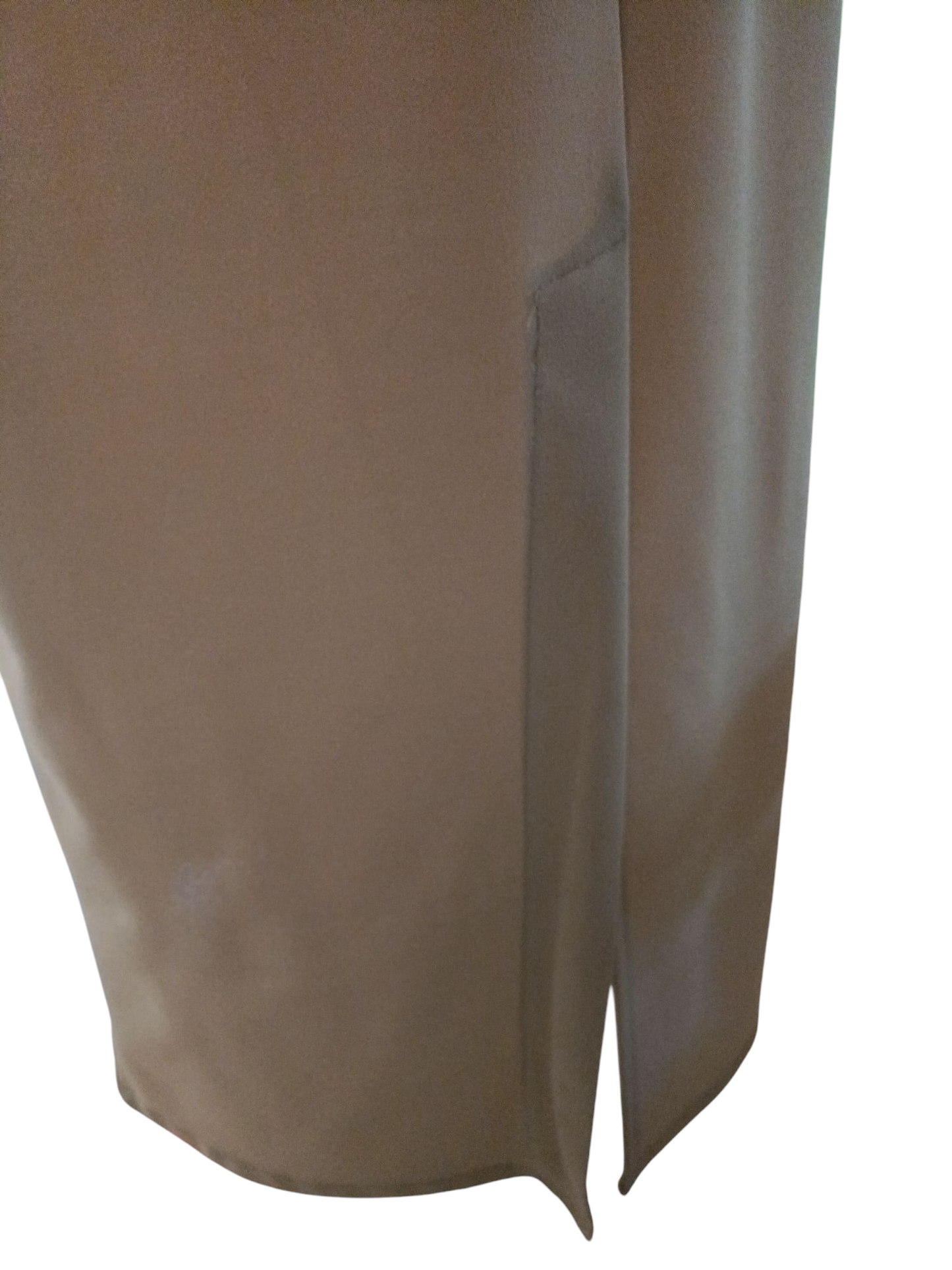 Libby - (Plussize) dames rok met zakken en elastische tailleband - Beige | Rock that Skirt collectie