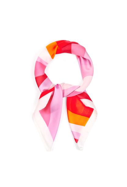 Nek sjaaltje dames Color wave - Oranje/ Roze/ Rood