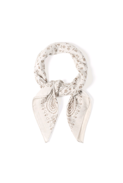 Nek sjaaltje dames Itsy bitsy Paisley - Beige/ Licht camel
