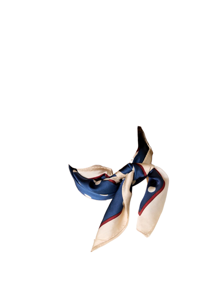 Nek sjaaltje dames Polka dots - Blauw