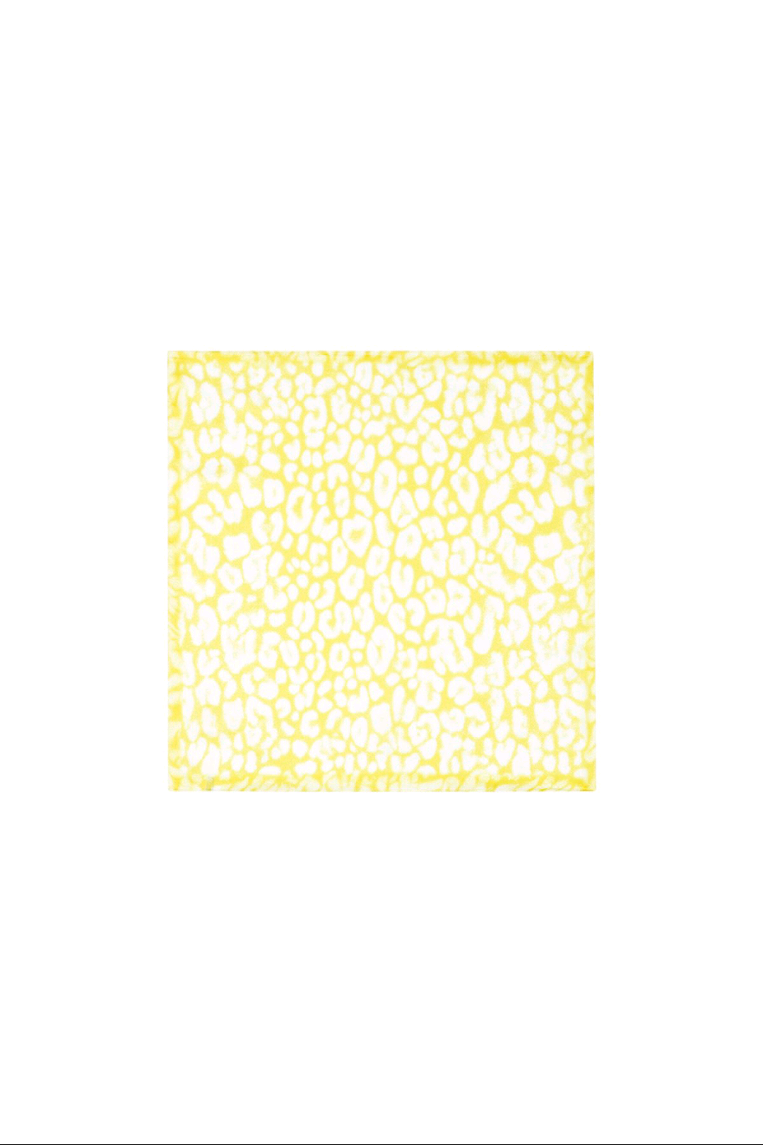 Nek sjaaltje abstracte Leopard print - Geel