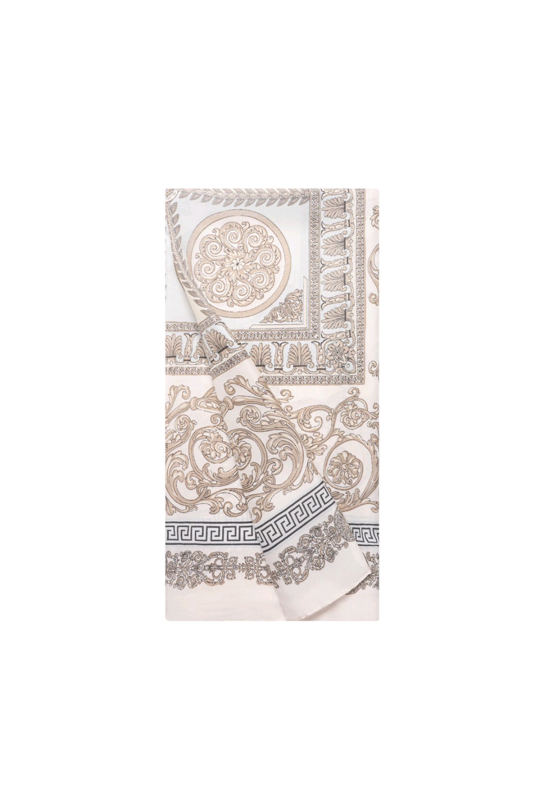 Nek sjaaltje dames Barok Chic - Gebroken Wit/ licht beige
