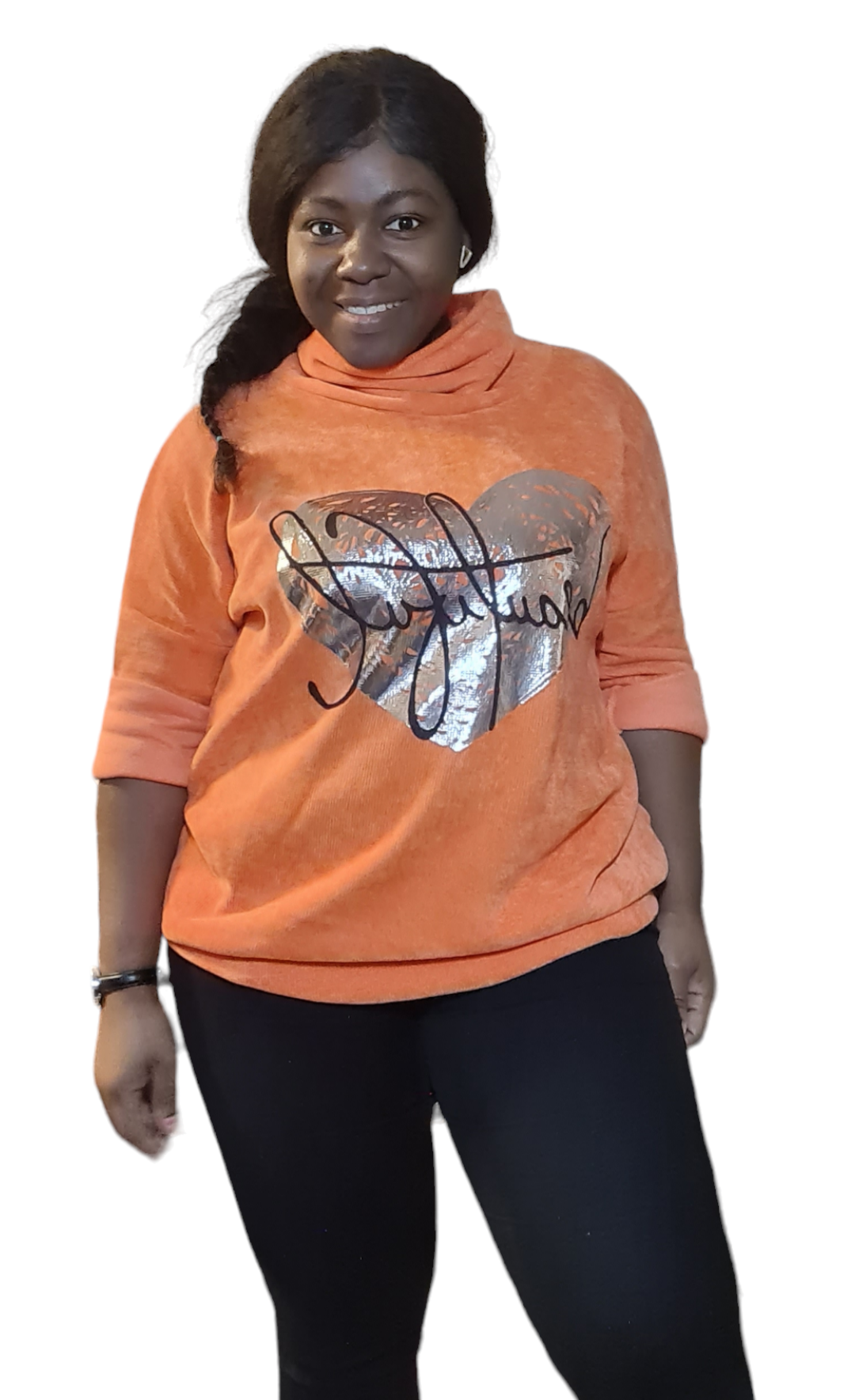 Neon Oranje Tuniek Beautiful met col