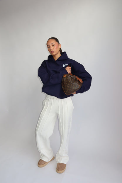 Priority hoodie Priority Ann-Fleur hoodie; New Love hoodie - Navy (Dark Blue)