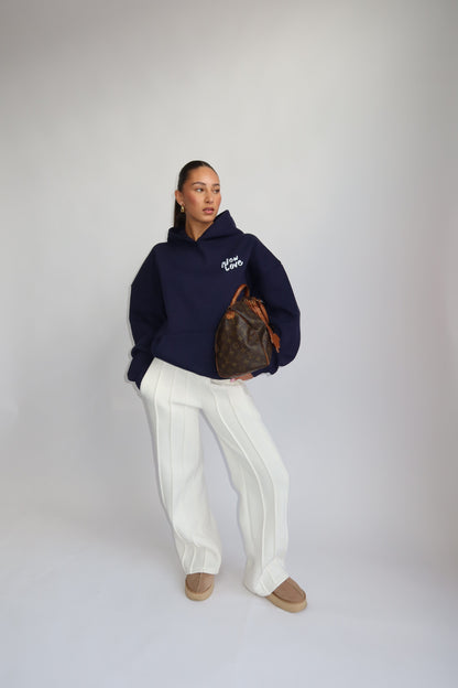 Priority hoodie Priority Ann-Fleur hoodie; New Love hoodie - Navy (Dark Blue)