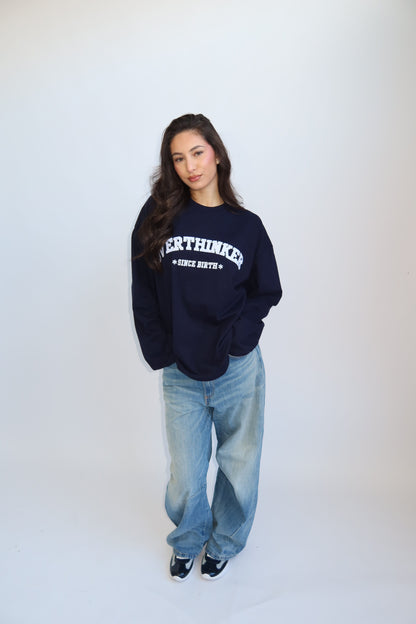 Priority Longsleeve; Priority Overthinker Longsleeve - Navy