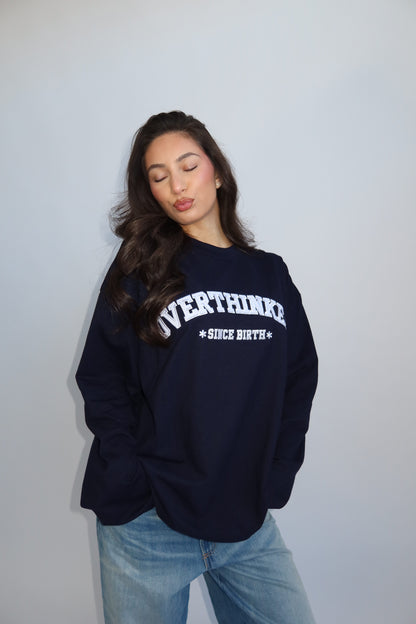 Priority Longsleeve; Priority Overthinker Longsleeve - Navy