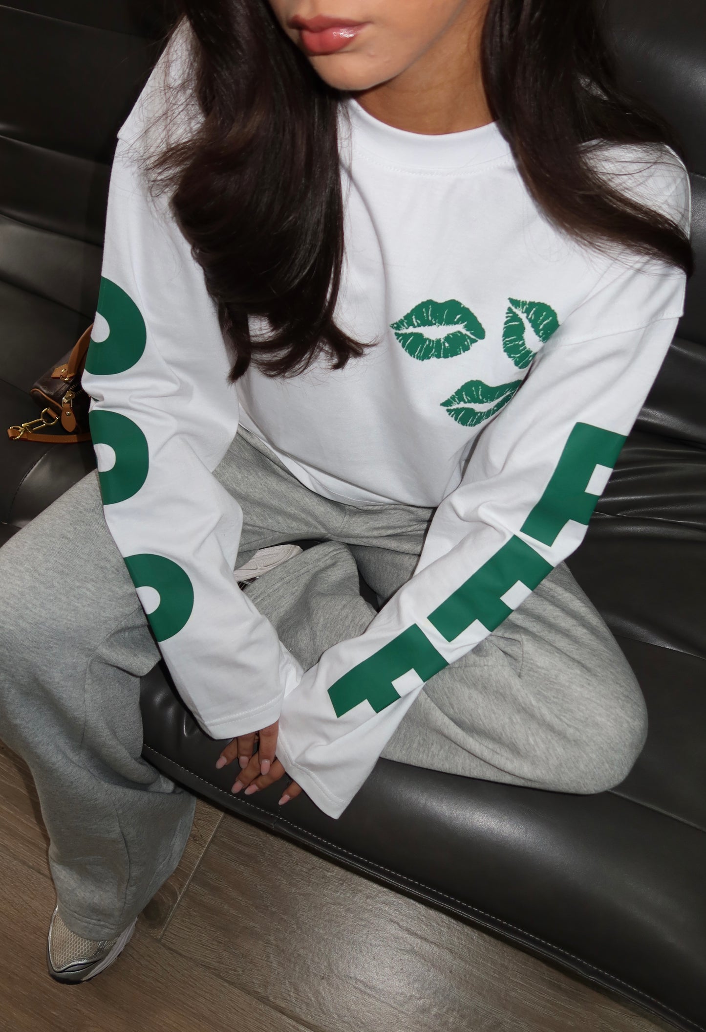 Priority PPP Longsleeve t-shirt - Wit/ Groen