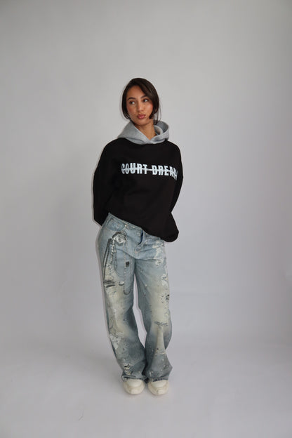 Priority hoodie; Priority Court Dreams hoodie AW25 - Zwart