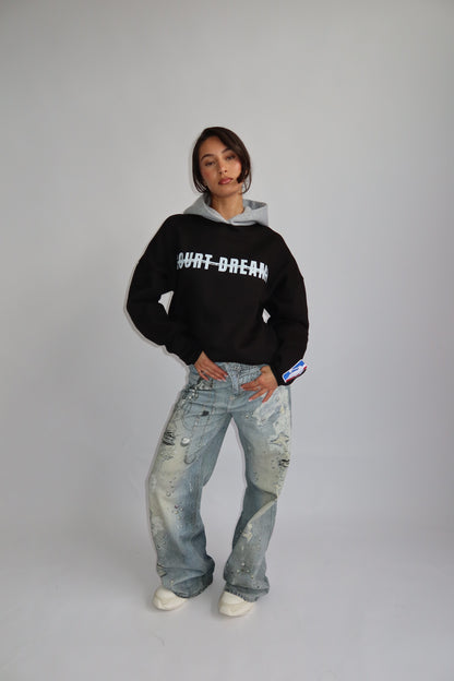 Priority hoodie; Priority Court Dreams hoodie AW25 - Zwart