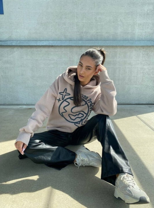 Priority hoodie: Make me a Priority - Gucci Beige
