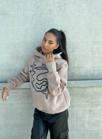 Priority hoodie: Make me a Priority - Gucci Beige