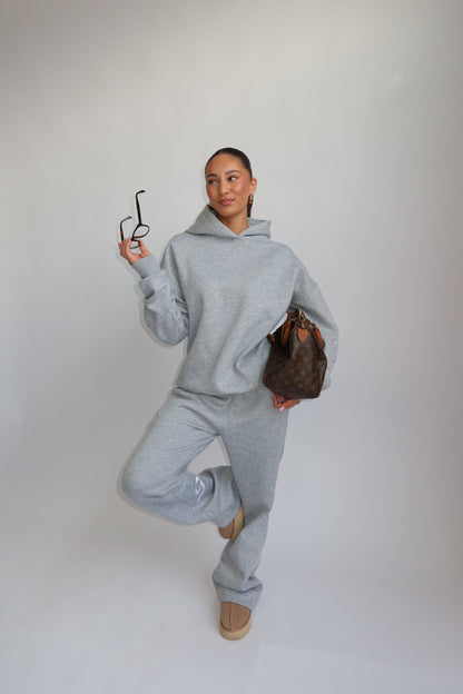 Priority Ann-Fleur Tracksuit; Bow tracksuit - Lichtgrijs (Marl Gray)