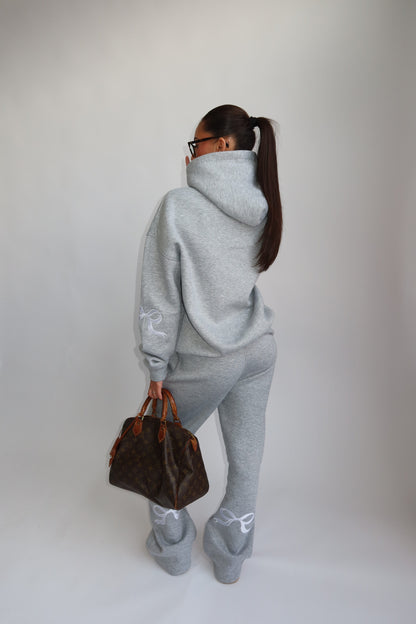 Priority Ann-Fleur Tracksuit; Bow tracksuit - Lichtgrijs (Marl Gray)