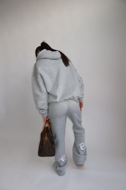 Priority Ann-Fleur Tracksuit; Bow tracksuit - Lichtgrijs (Marl Gray)