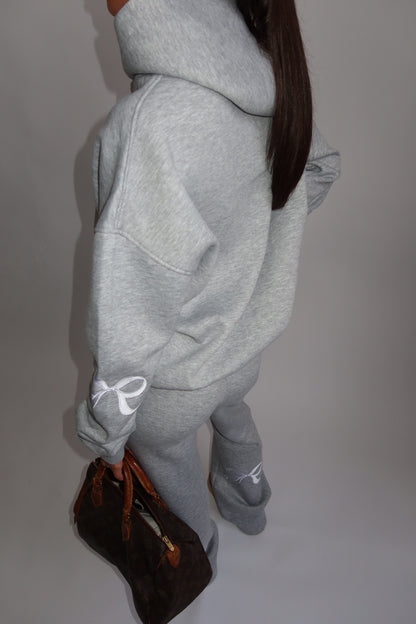 Priority Ann-Fleur Tracksuit; Bow tracksuit - Lichtgrijs (Marl Gray)
