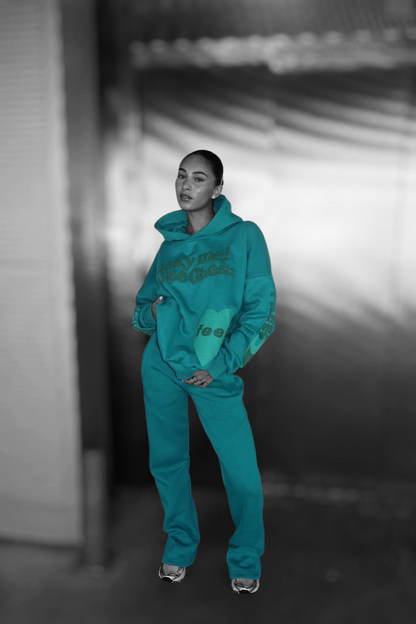 Priority Lucky Me hoodie - Petrol