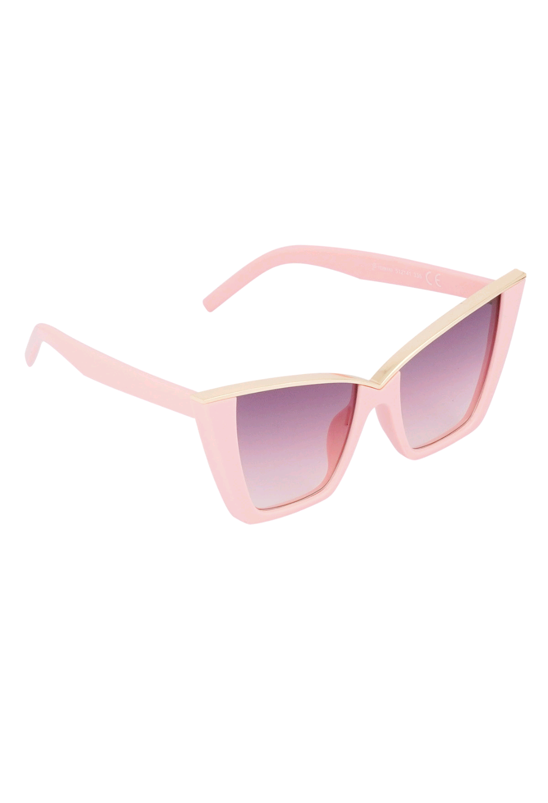 Roze chique dames zonnebril