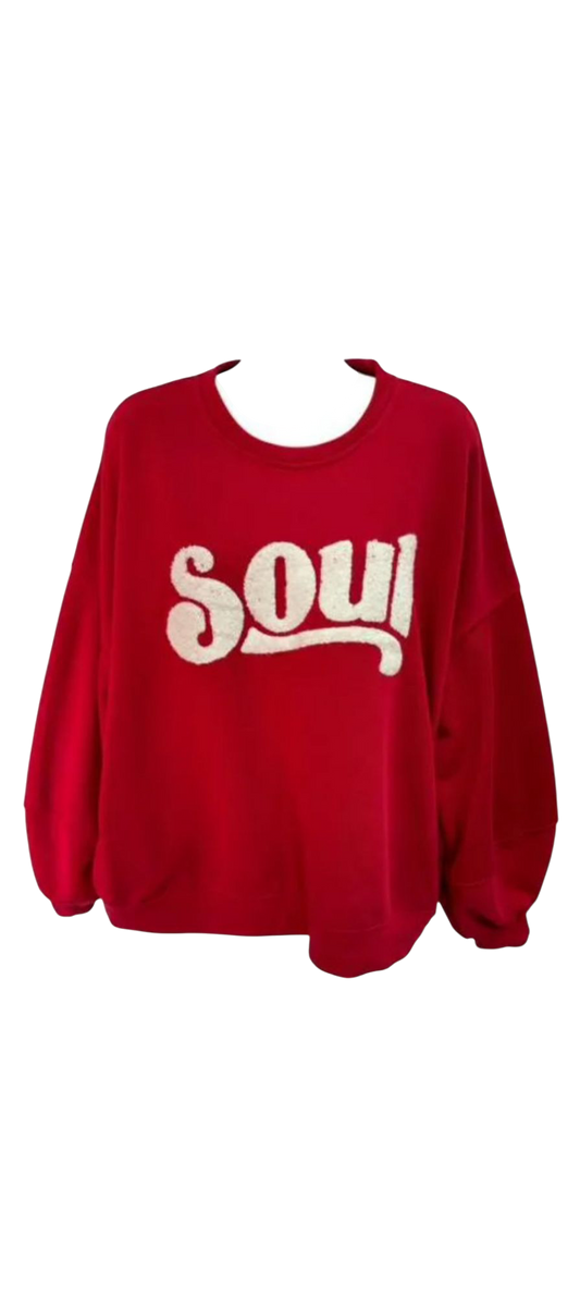 Mooij dames sweater "Soul" - Rood | Colourful Sweaters collectie