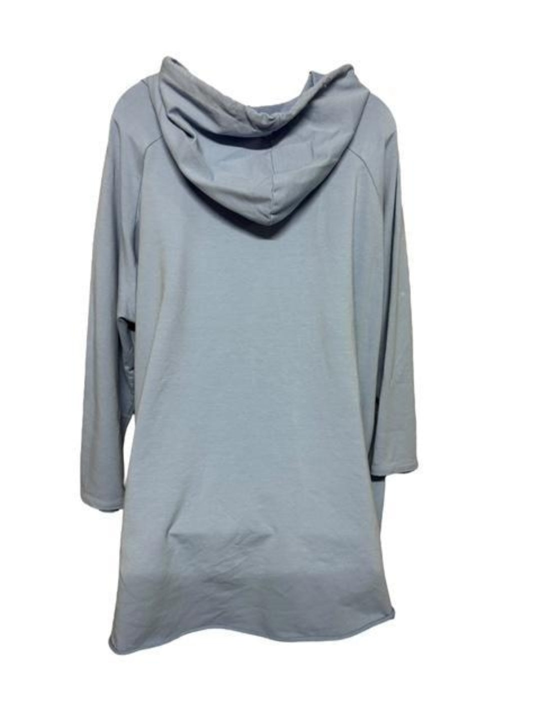 Coco Amour; Grote maten dames zomer hoodie - Blauw | Lente & Pastels collectie