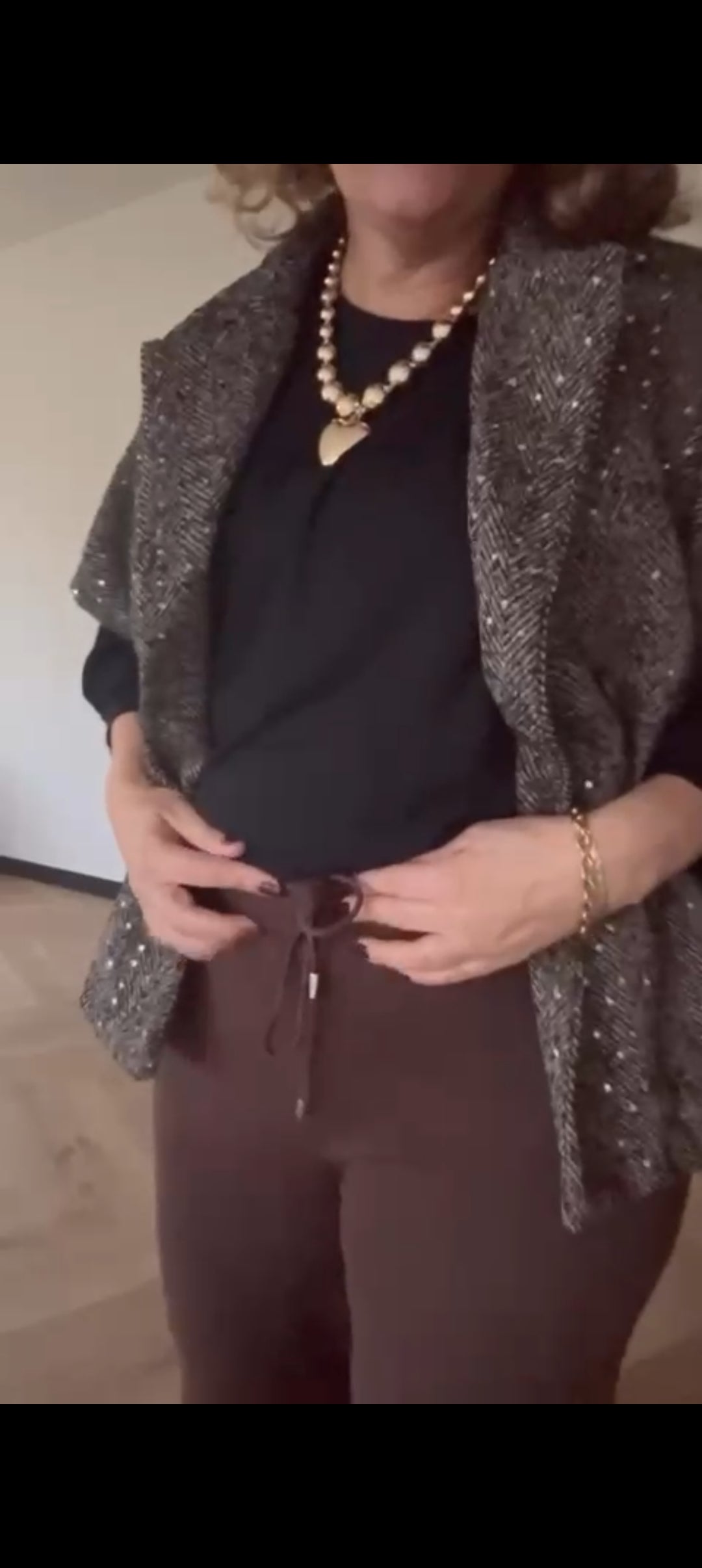 Comfy gebreide broek dames - Bruin | Fall4me collectie 2.0