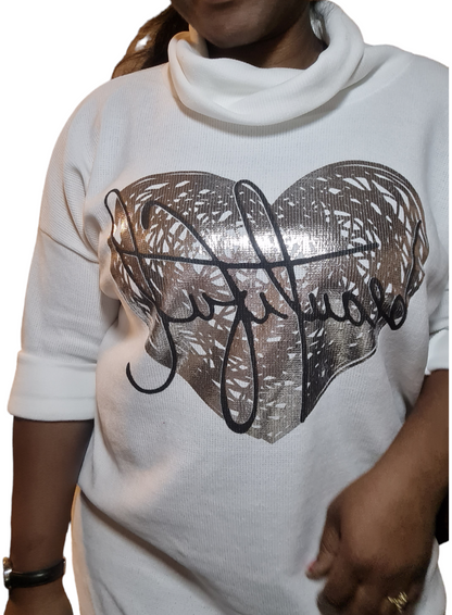 Witte Tuniek Beautiful met col