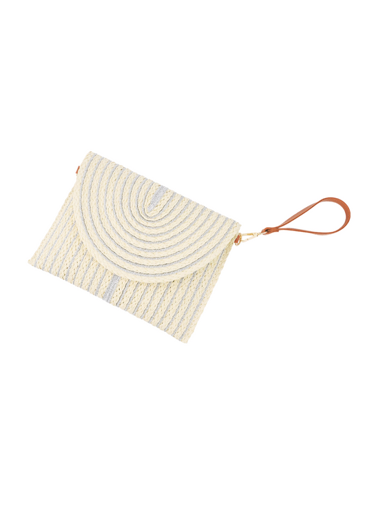 Zomer clutch dames/ schoudertas - Beige | End of Summer collectie