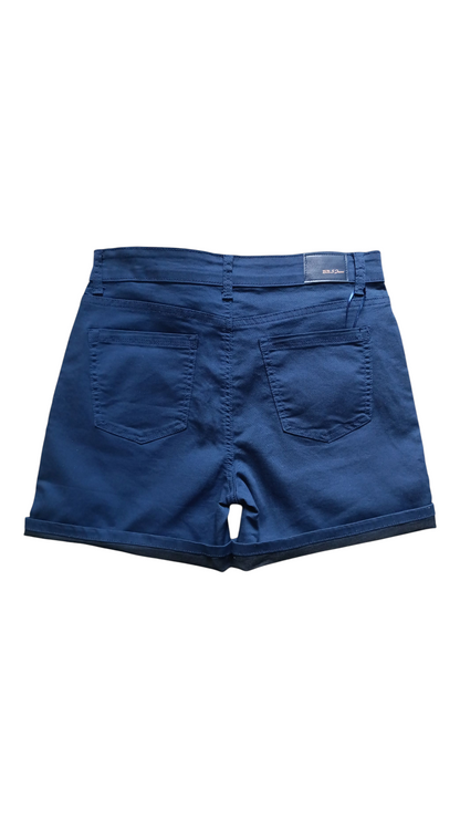 BBS Jeans fashion Shorts voor dames met sjaaltje - achterkant.