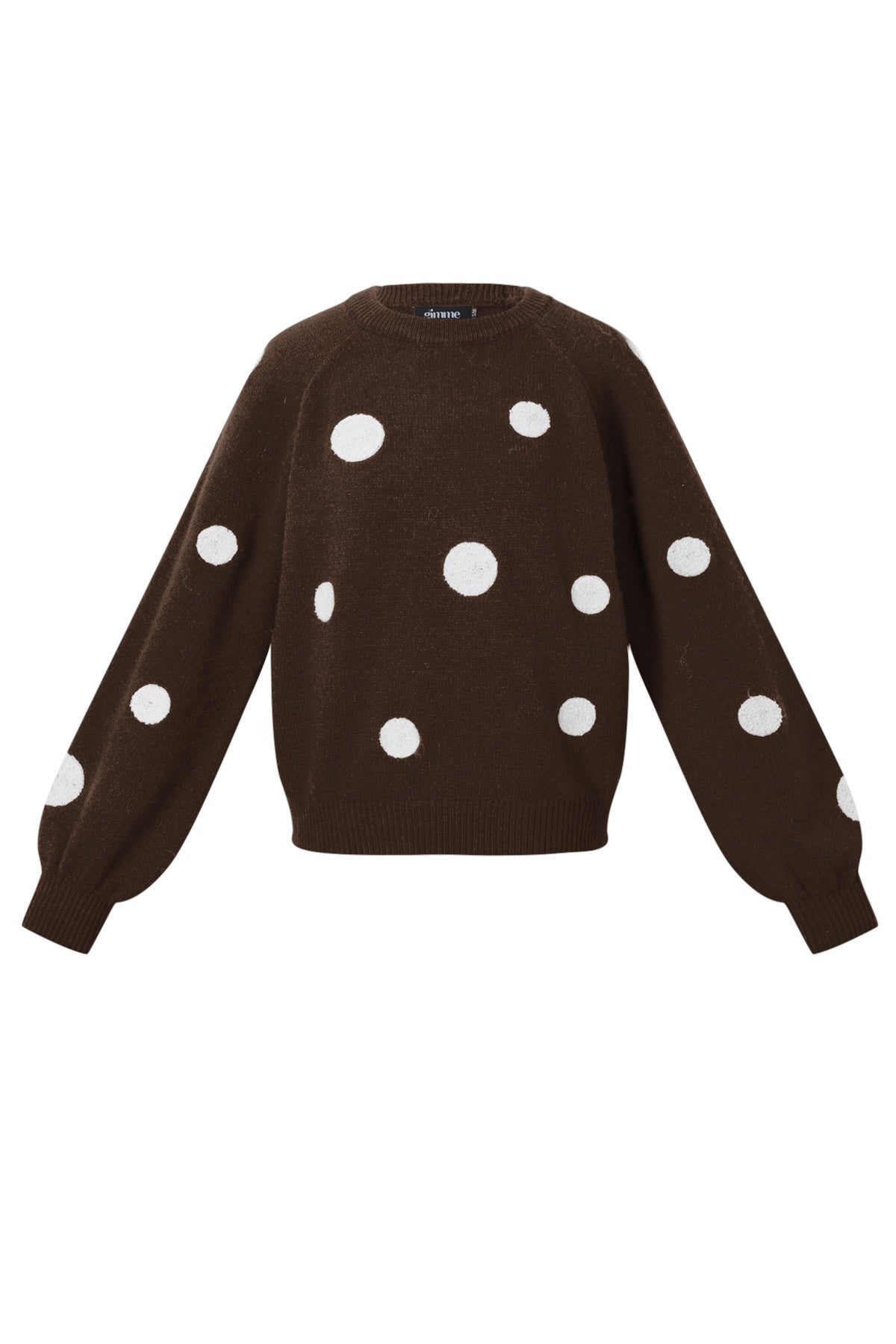 Gebreide Polyestervezel Vrouwen Truien Casual Polkadots