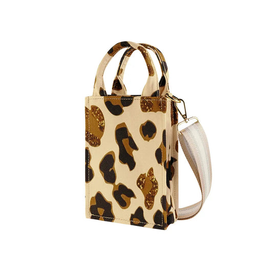 Dames crossbody (telefoon) tasje - Panterprint | Animal collectie