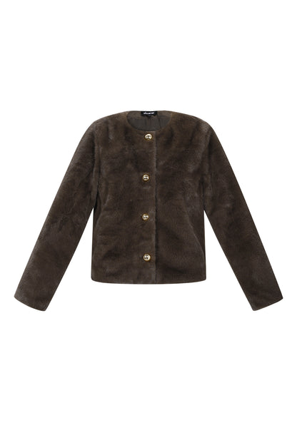 Faux Fur Jas dames - 3 kleuren 